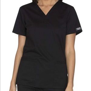 Black Cherokee scrub top and jogger pants set